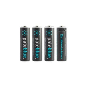 Paleblue Lithium Ion Rechargeable AA Batteries